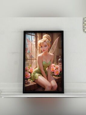 Tinker Bell Pinup girl Poster